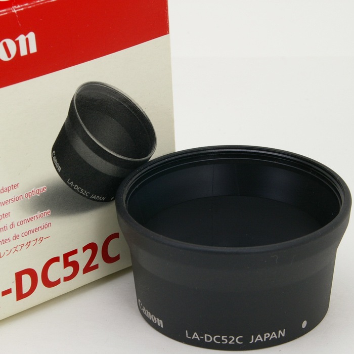 【中古】「非常に良い（無料延長保証）」Canon コンバージョンレンズアダプターLA-DC52C 8485A001 中古カメラ機材の通販専門店 Antiquary（アンティクアリィ）