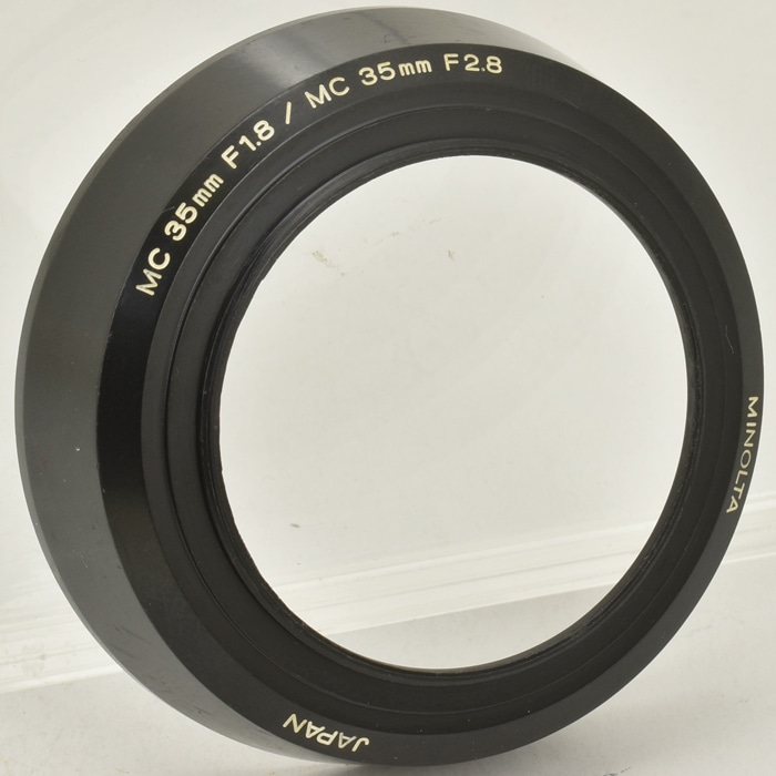 最終価格 ミノルタ MC24mmF2.8用 メタルレンズフード （品） 【公式通販】
