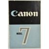 Canon MODEL 7 ����Υ�7 ���ܸ����������