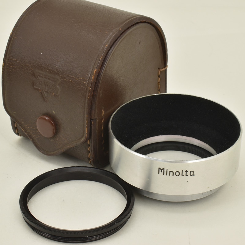 minolta cle レンズフィルター8種 カメラケース レンズフード