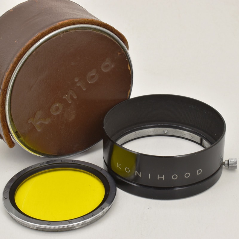 希少品　Konica コニカ Mヘキサノン KM21-35mm用 メタルフード 希少品 Konica コニカ Mヘキサノン KM21-35mm用 メタルフード