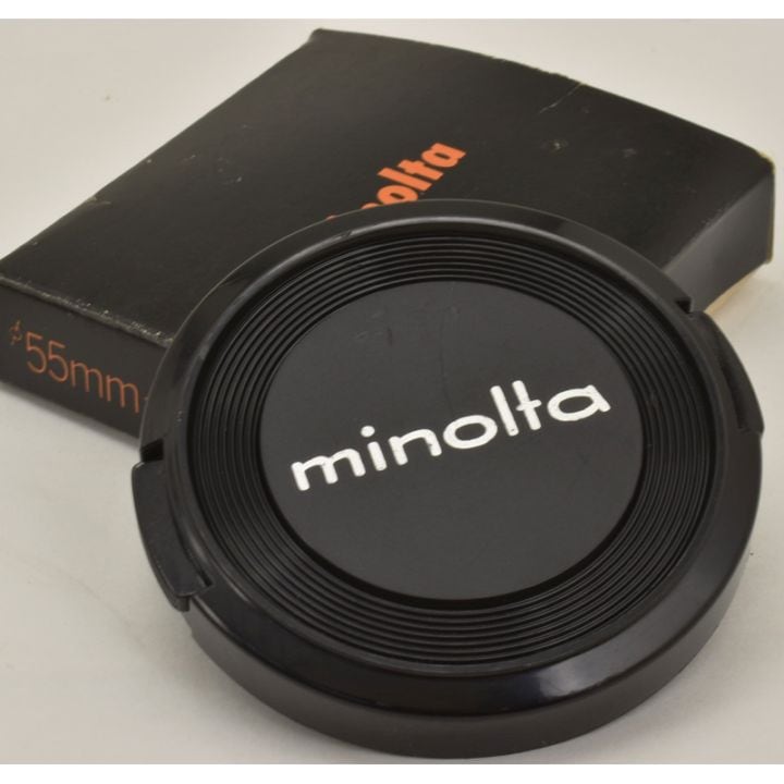 minolta ��55mm-S LENS CAP �ߥΥ륿 55mm�� ���ʥå׼� ��󥺥���åס���Ȣ�դ�