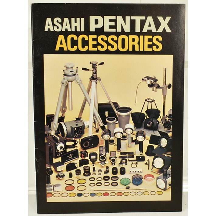 アサヒペンタックス用アクセサリーカタログ兼冊子1982年