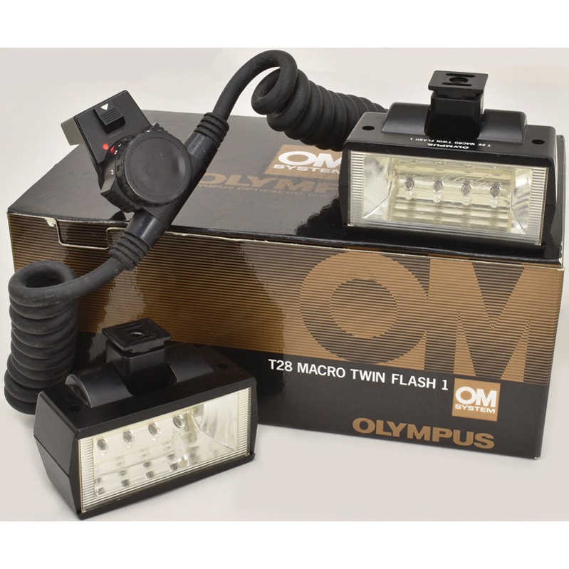 OLYMPUS - 【中古】(オリンパス) OLYMPUS T28 MACRO SINGLE FLASH 1 オリンパス OLYMPUS T28 MACRO TWIN FLASH 1 & SHOE RING セット