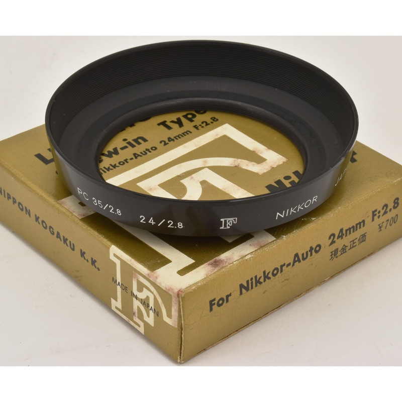 Nikon PC35/2.8 24/2.8 ����ʸ����F�׹���� NIKKOR �� �˥���PC35mmF2.8��24mmF2.8�� �᥿��ա��ɡ�52mm�¡ˡ���Ȣ�դ�