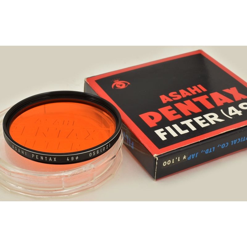 ASAHI PENTAX 49�� O56��O2) �ڥ󥿥å��� 49mm�� ����󥸥ե��륿������Ȣ���������դ�
