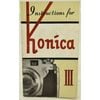 ���ܸ�Ǥ���Instructions for Konica III ���˥�III�� ����������