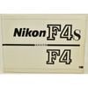 Nikon ˥ F4/F4S 