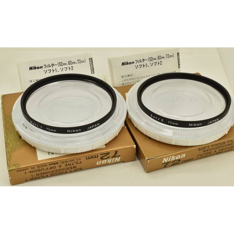 Nikon Soft-1��Soft-2 �˥��� 72mm�� ���եȥե��������ե��륿��2�糧�åȡ�����������Ȣ���������դ�