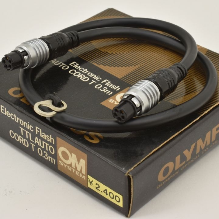 OLYMPUS Electoronic Flash TTL AUTO CORD T 0.3m �����ѥ�TTL�����ȥ�����T 0.3m����Ȣ�դ�