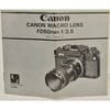 Canon CANON MACRO LENS FD50mm f/3.5 ����������