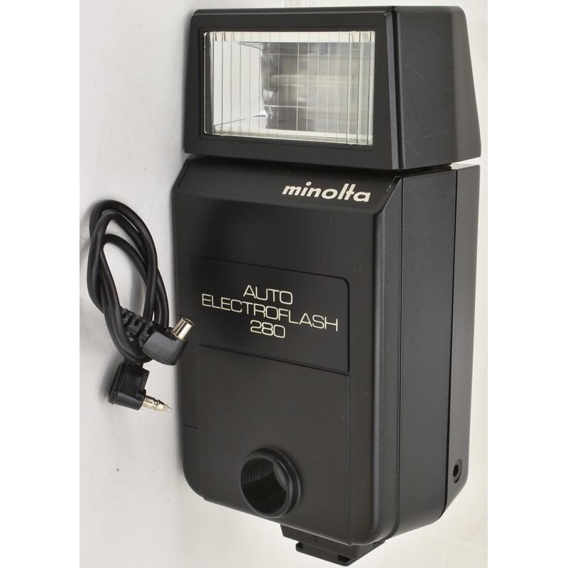 minolta AUTO ELECTROFLASH 280 �ߥΥ륿 �����ȥ��쥯�ȥ��ե�å���280�����󥯥��������դ�