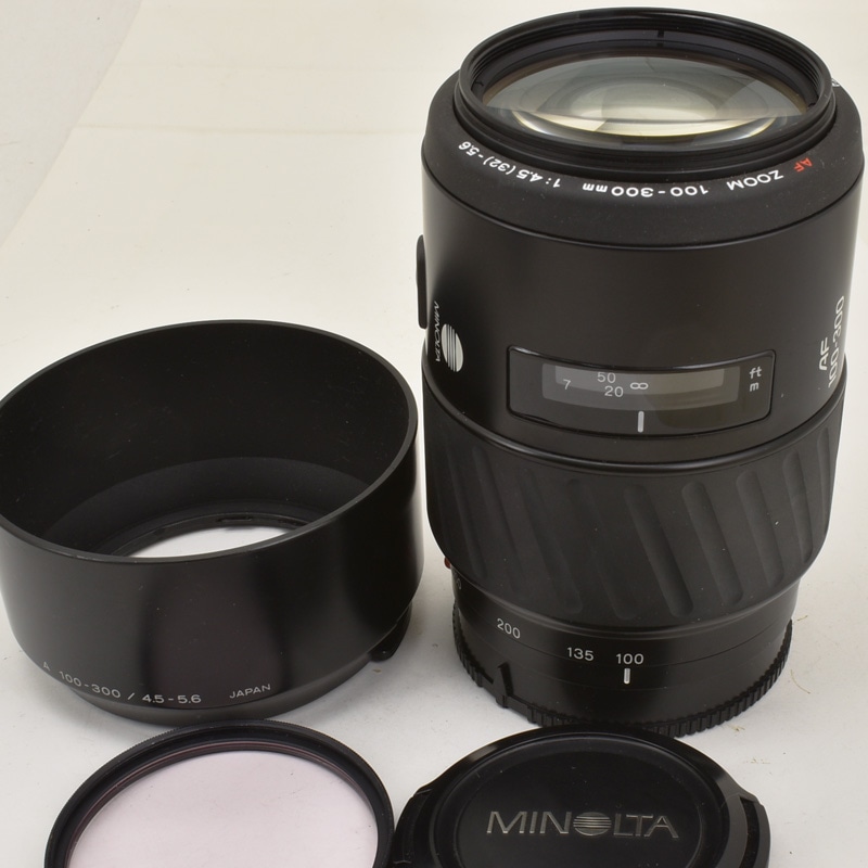 ���ò��ʡ�MINOLTA AF ZOOM 100-300mm F4.5-5.6����󥺥ա����դ�