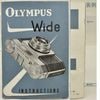 OLYMPUS Wide INSTRUCTIONS �����ѥ��磻�� ���ܸ�������