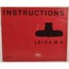 LEICA M5 INSTRUCTIONS�ʥ饤��M5�ѡ���ʸ�������