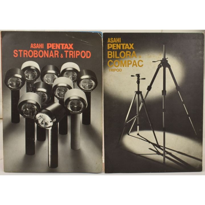 ASAHI PENTAX STROBONAR & TRIPOD / BILORA & COMPAC TRIPOD �ѥ�ե�åȥ��åȡ�1970ǯ��