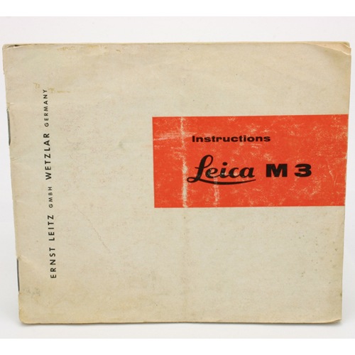 Leica M3 Single Stroke Serial Number 1066203 | eBay