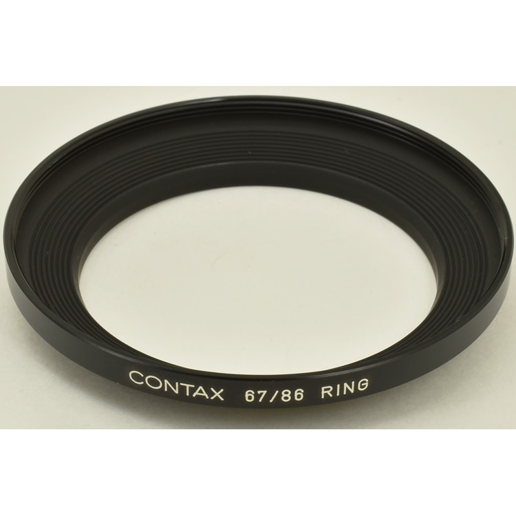 コンタックス　メタルフード用　アダプターリング　（67/86） Contax Metal Lens Hood 5 ,67/86 Adapter Ring Set Near Mint