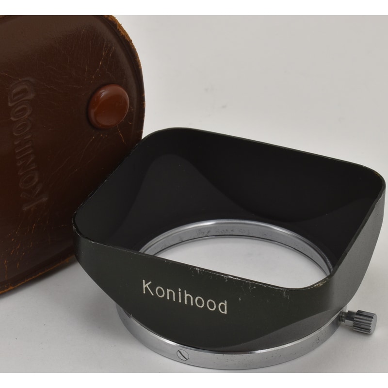 【整備済】Konica コニカ IIIA 50mm F/1.8+ケース 美品 極上品2 Konica ⅢA Hexanon 1:1.8 f=50mm 整備済