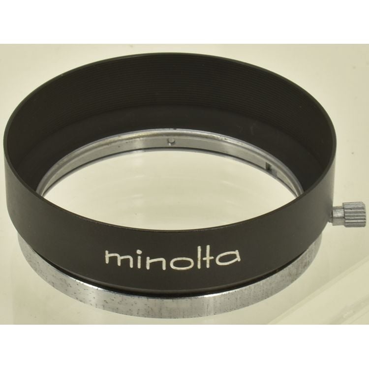 最終価格 ミノルタ MC24mmF2.8用 メタルレンズフード （中古品） 最終