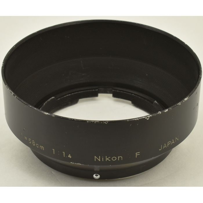 ニッコール オート50mm/58mm f1.4用フード NIKON NIKKOR Auto 50mm F1.4用 メタルフード - メルカリ