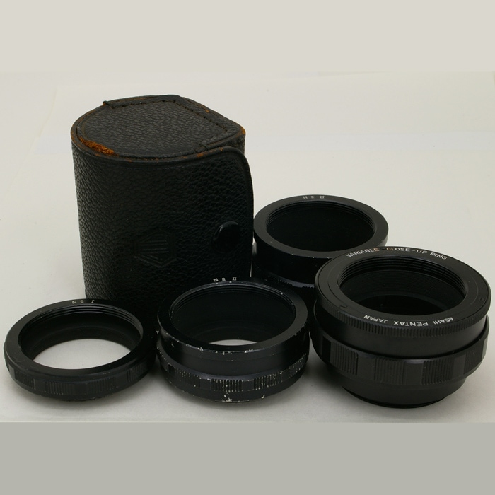 PENTAX M42 VARIABLE CLOSE-UP RING + EXTENSION TUBE No.I��II��III set �ڥ󥿥å��� ������塼�ޥ�����ѥإꥳ���ɥ����������åץ�󥰡���֥�󥰥��å�