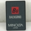 MINOLTA ����ƥꥸ����ȥ����ɥ����ƥ� ��BACKGRND �ط��������楫���ɡ�