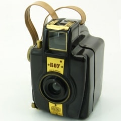 フェラーニア ゼータ・デュプレックス2　イタリア製ブローニー判Boxカメラ Ferrania Zeta Box Camera at Historic Camera