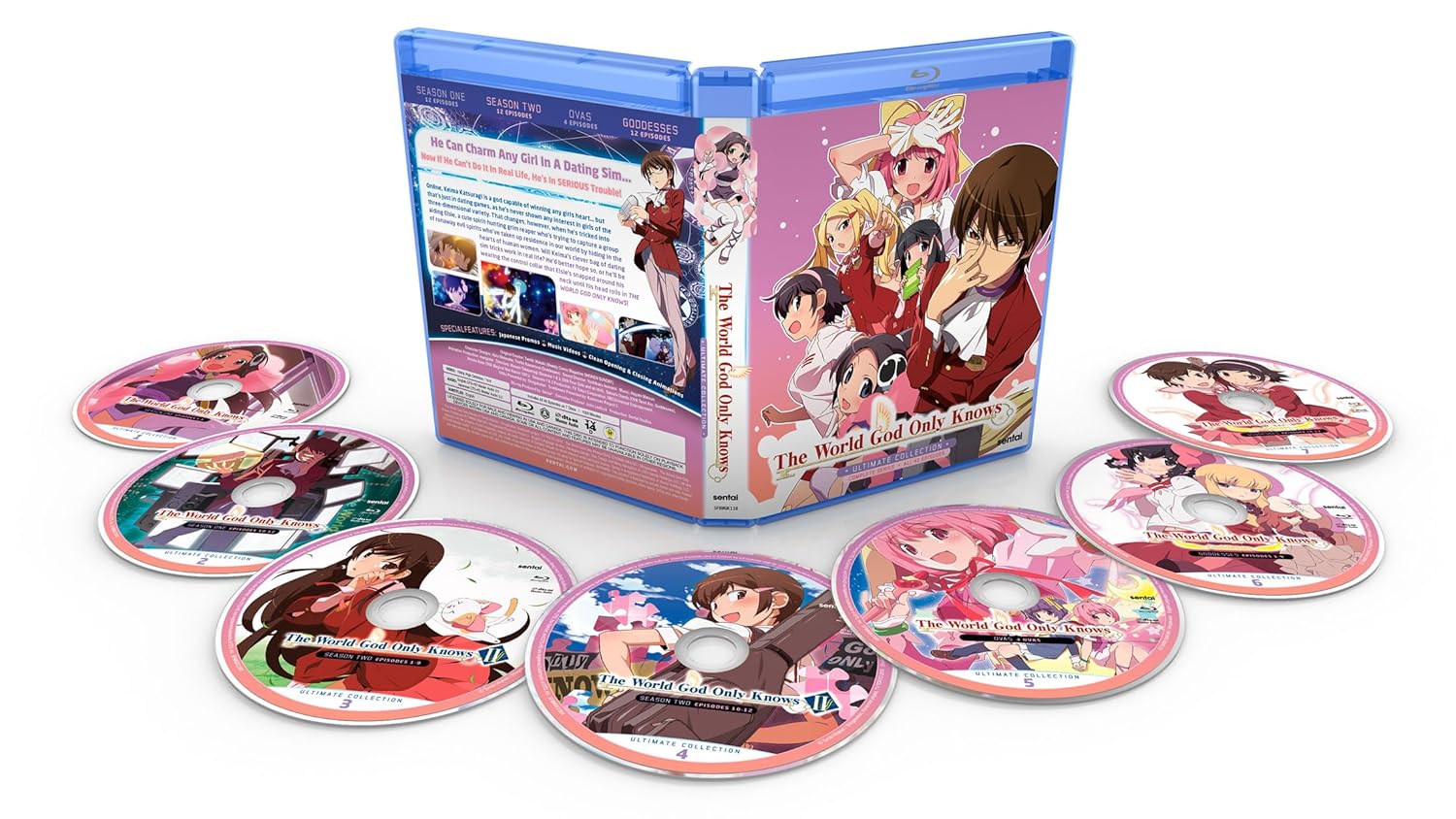 BD 神のみぞ知るセカイ 第1/2/3期+OVA 全40話BOXセット