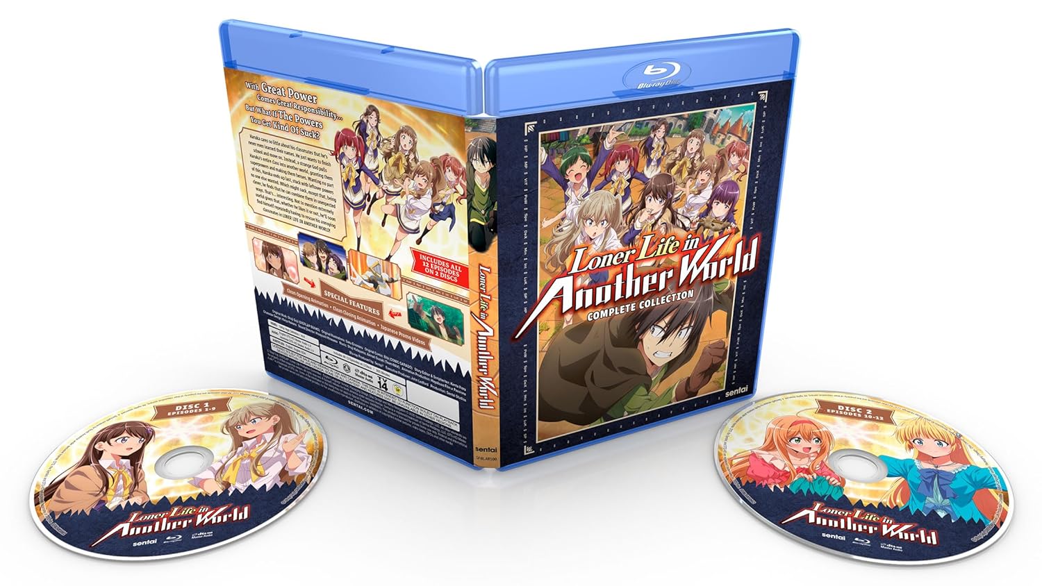 北米版アニメ　Blu-ray DVD　まとめ最安値売り【おまけ付き】 予約] BD ひとりぼっちの異世界攻略 全12話BOXセット