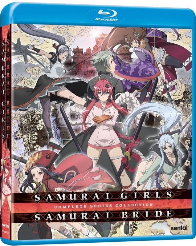 百花繚乱 サムライガールズ 初回生産限定版 Blu-ray 全巻セット BOX付 予約] BD 百花繚乱 サムライガールズ+サムライブライド 第1+2期 全24話