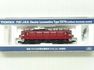 ED75です。 ED75 0番台 ひさしなし・前期型が入線です。 TOMIX 7187 | NGaugeJP