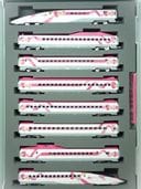 500-7000系山陽新幹線(ハローキティ新幹線)セット(8両)