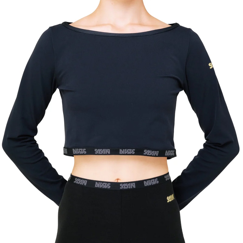 SASAKI ササキ ミドルスタイルトップ (HW-3118) 裏起毛 新体操 体操 冬