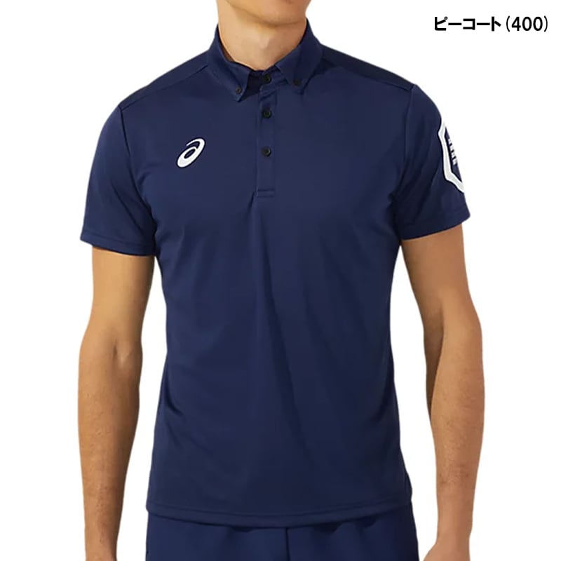 即日発送】 asics アシックス ドライ半袖ポロシャツ メンズ リサイクル