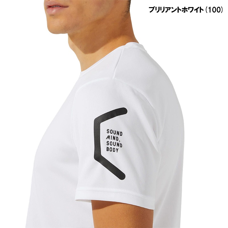 即日発送】 asics アシックス ドライ半袖シャツ メンズ リサイクル素材