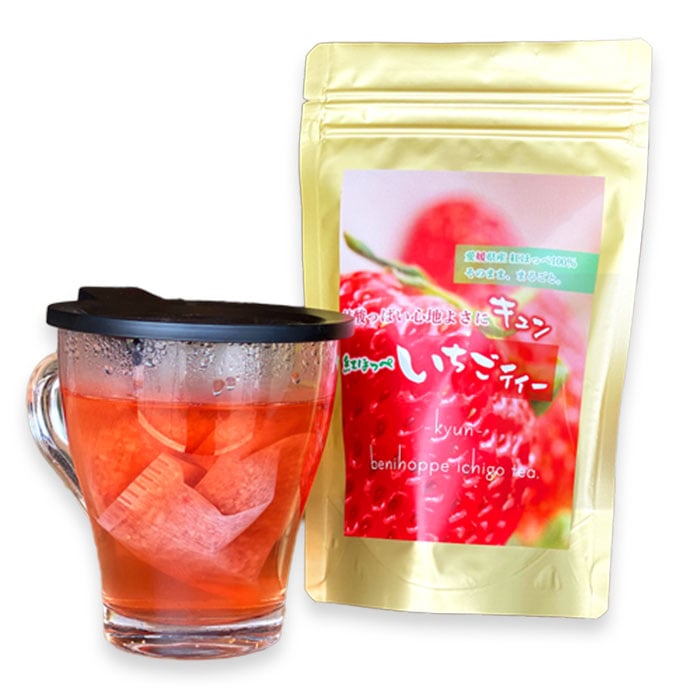紅ほっぺいちごティー | こだわり商品 | 遠赤青汁ONLINE SHOP