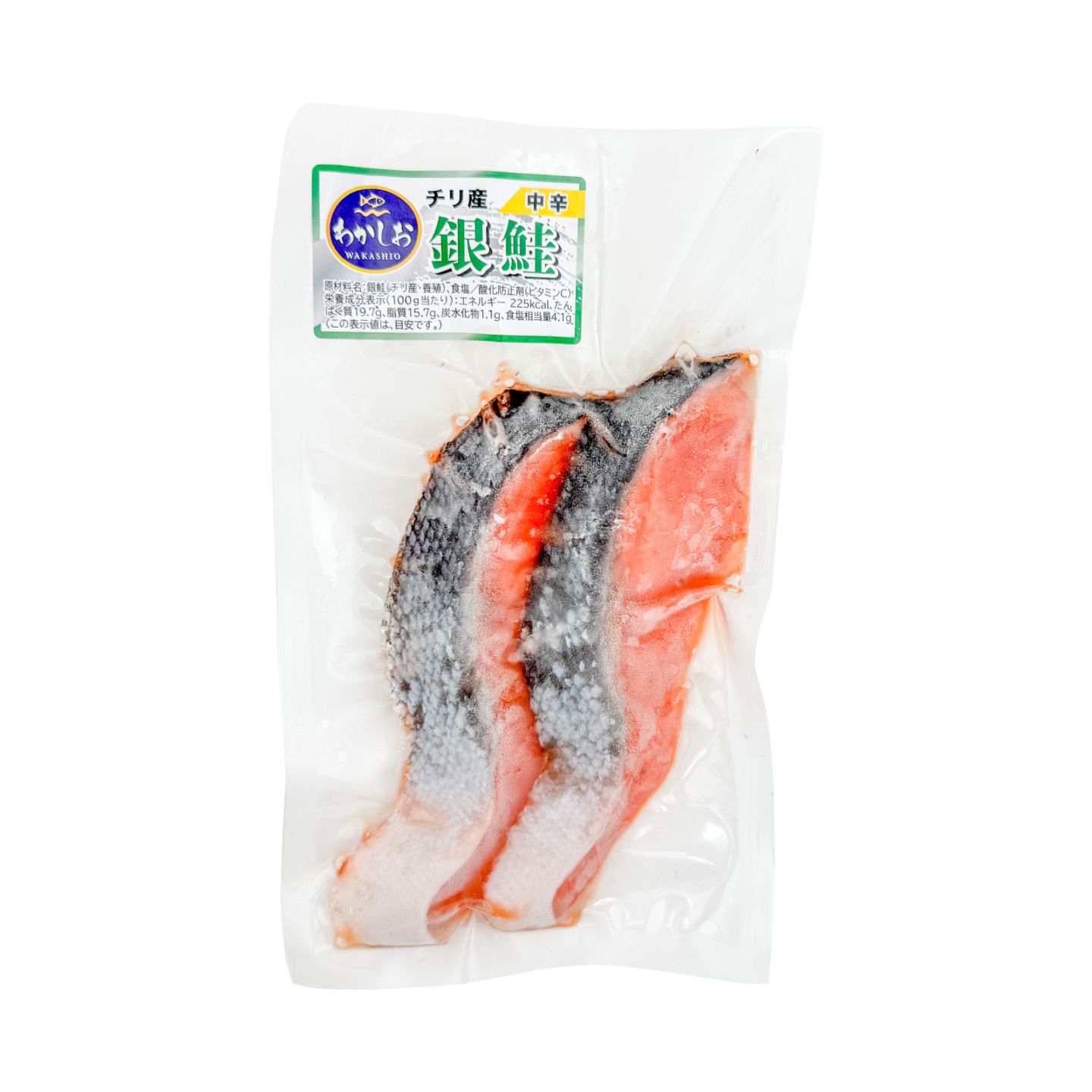 チリ産（養殖・解凍）　銀鮭切身<中辛口>　２切