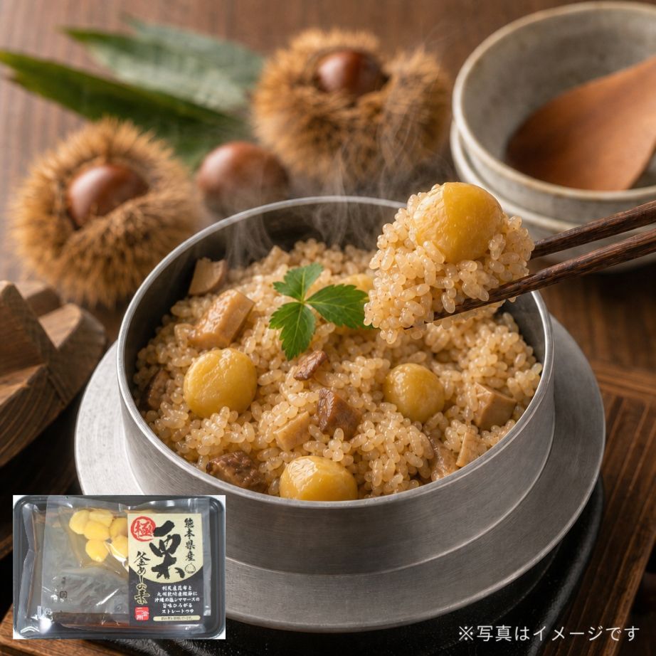 岐阜食品　熊本県産栗極釜めしの素　４７０ｇ