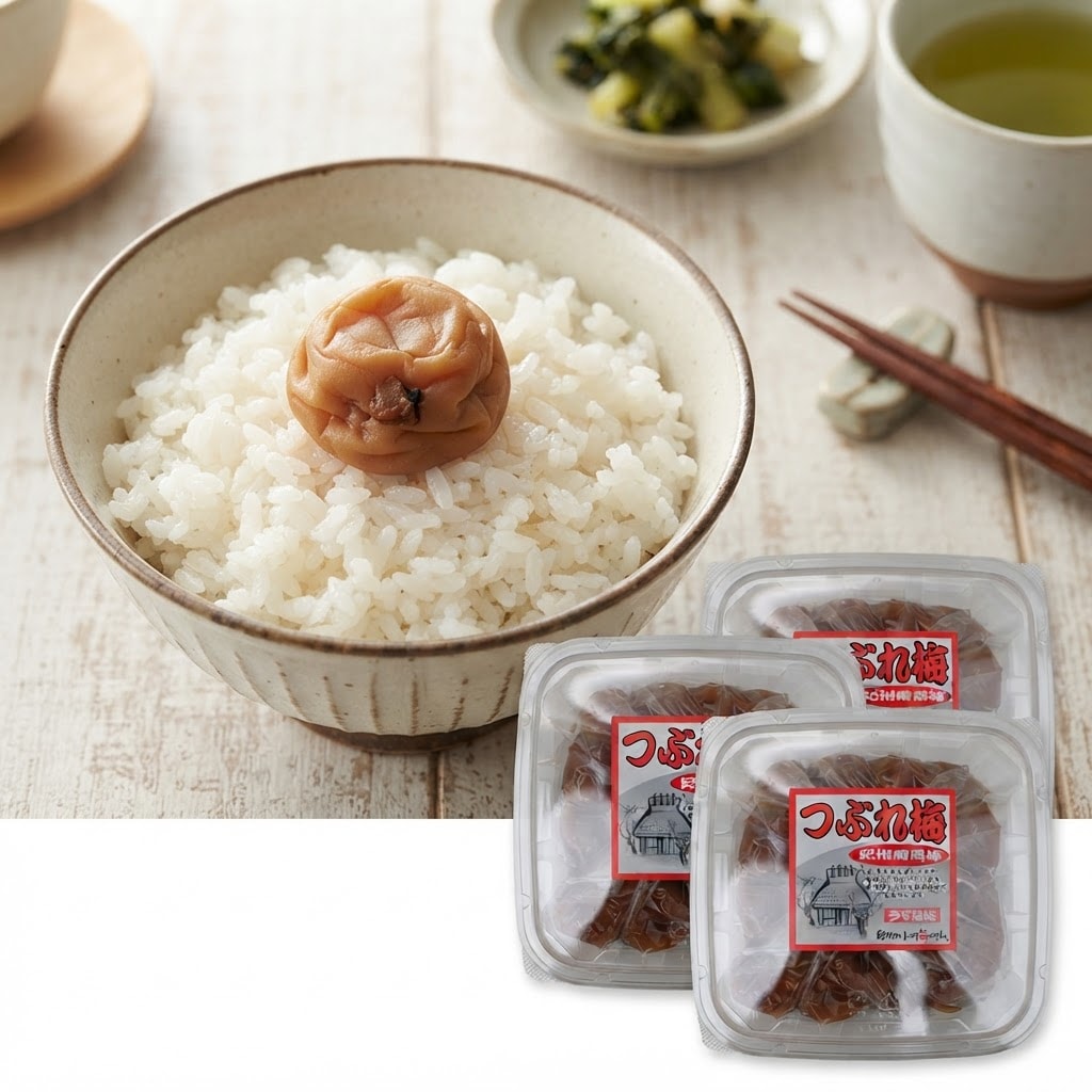 ＜１０月のみの限定特価＞紀州の小さな梅やさん　つぶれ梅　３個セット