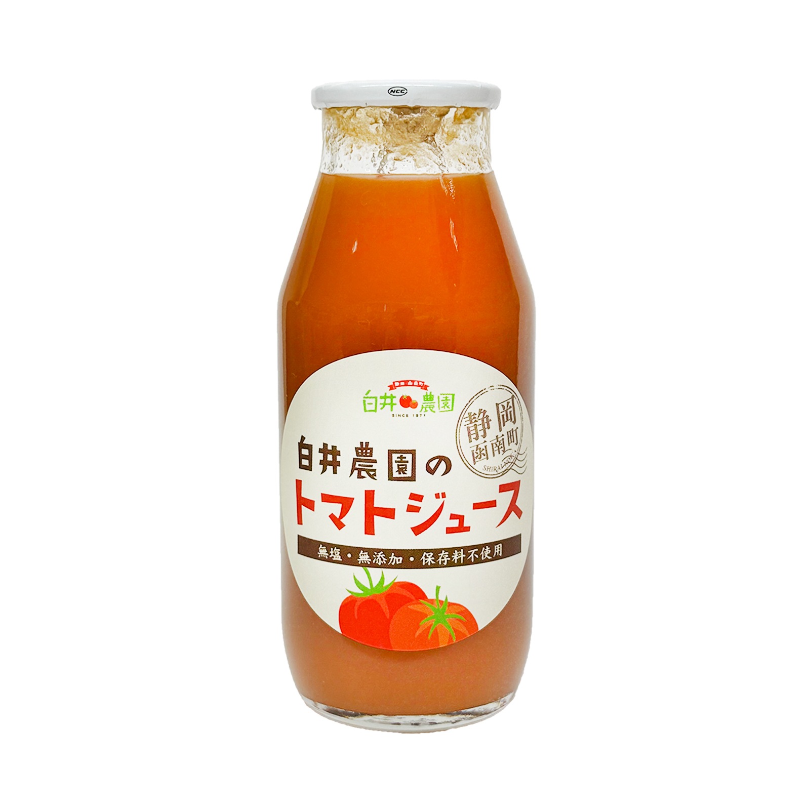 静岡県函南町産 清流とまとジュース 瓶　180ML