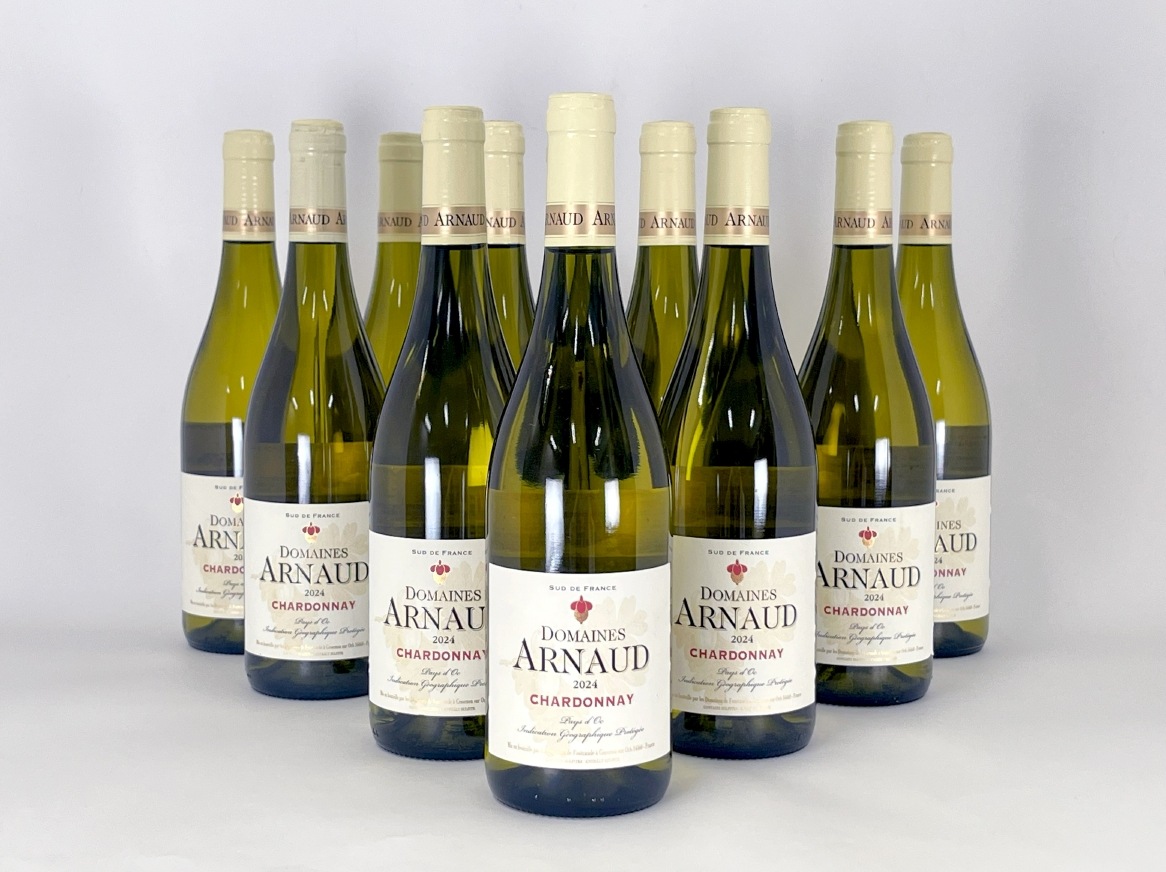 ＜数量限定＞人気の白ワイン　１ダースセット　ドメーヌ・アルノー　シャルドネ　７５０ｍｌ×１２本