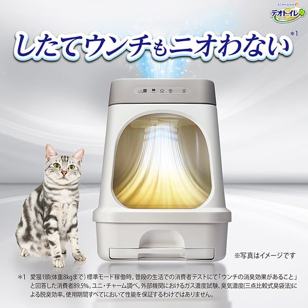 デオトイレ脱臭ファン+　本体　猫砂　シートセット 楽天市場】デオトイレ 脱臭ファン+本体セット 猫用トイレ(1セット