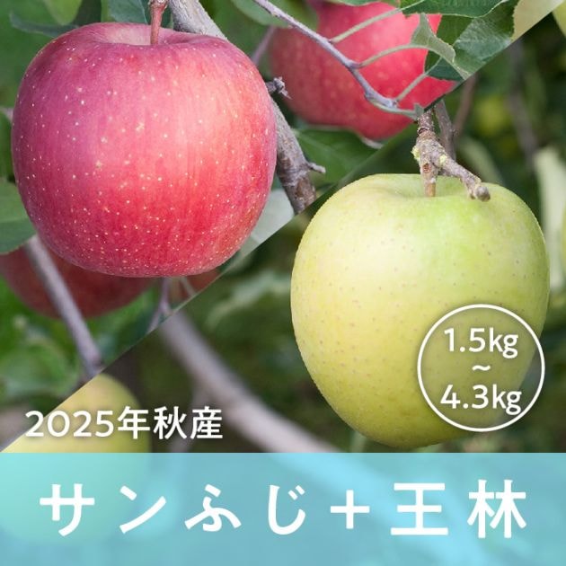 青森県産 サンふじ+王林