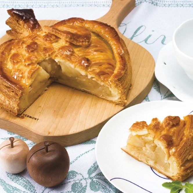 りんごの形のアップルパイ