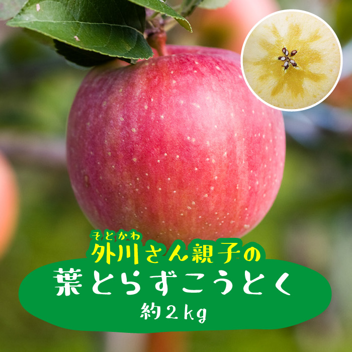外川さん親子の｢葉とらずこうとく｣