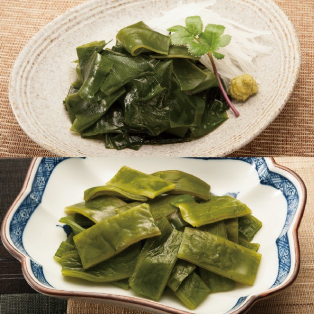 岩手県産 鮮わかめと茎わかめ