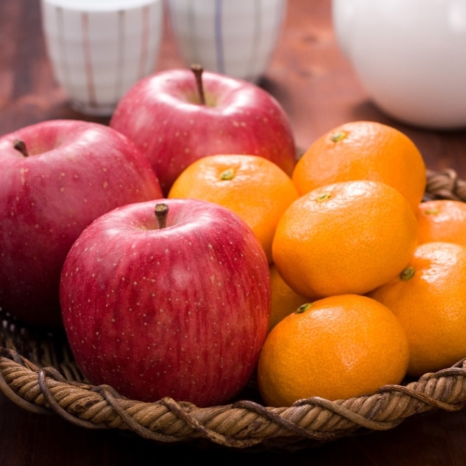 りんごとみかん