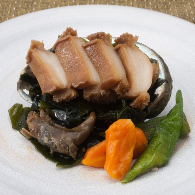 三陸天然エゾ鮑 あわびステーキ