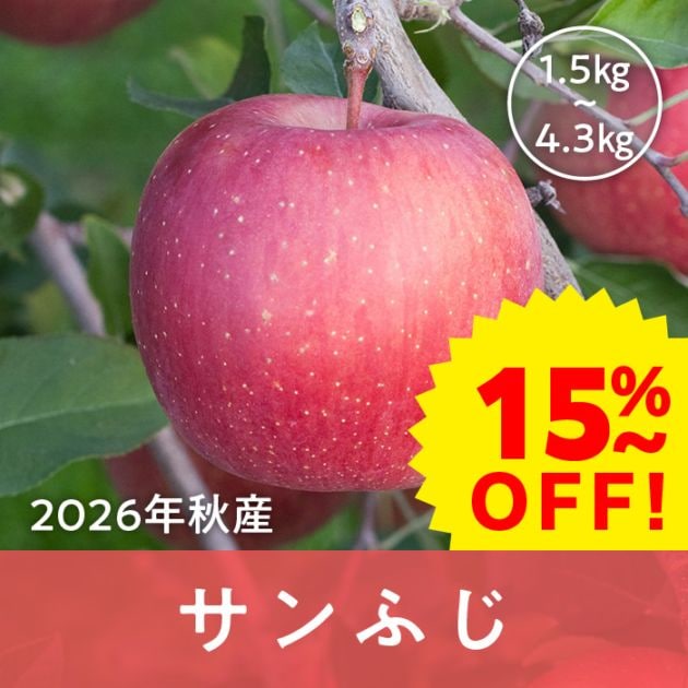 【早期割引】青森県産 サンふじ